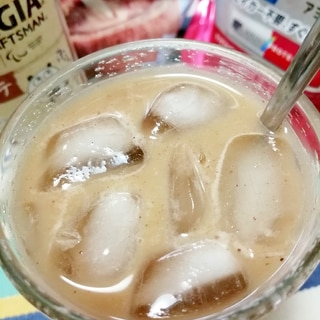 アイス☆カシスプロテインカフェモカ♪